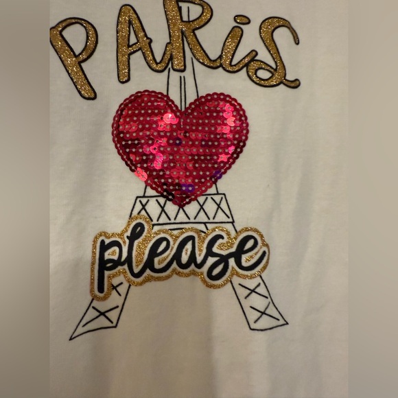 NWTs LALA sleepwear “PARIS Please” tank top. Sz. L - Picture 4 of 7